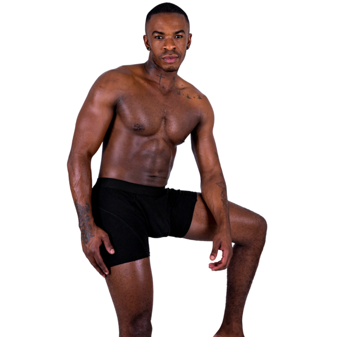 Apt Underwear Black Men's Pouch Underwear Lifestyle Shot 4