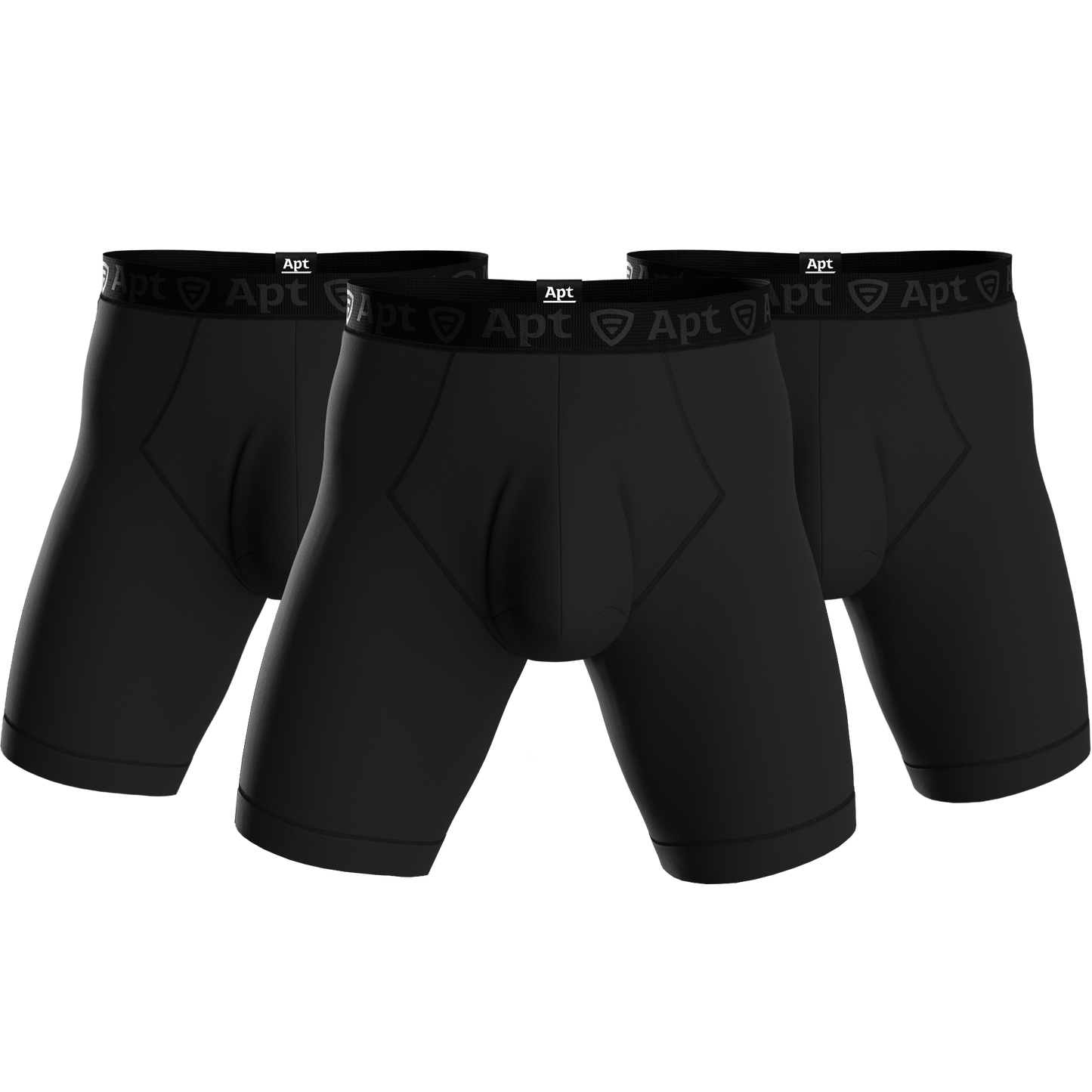Apt Underwear Papa Original Men's Pouch Underwear Three Pack Black