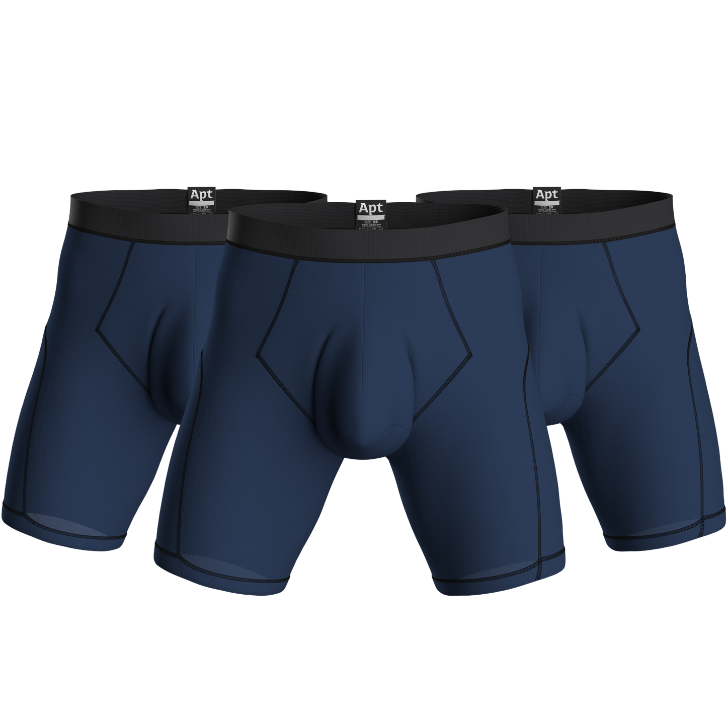 Apt Underwear Papa Original Pouch Men's Pouch Underwear 3 Pack Navy