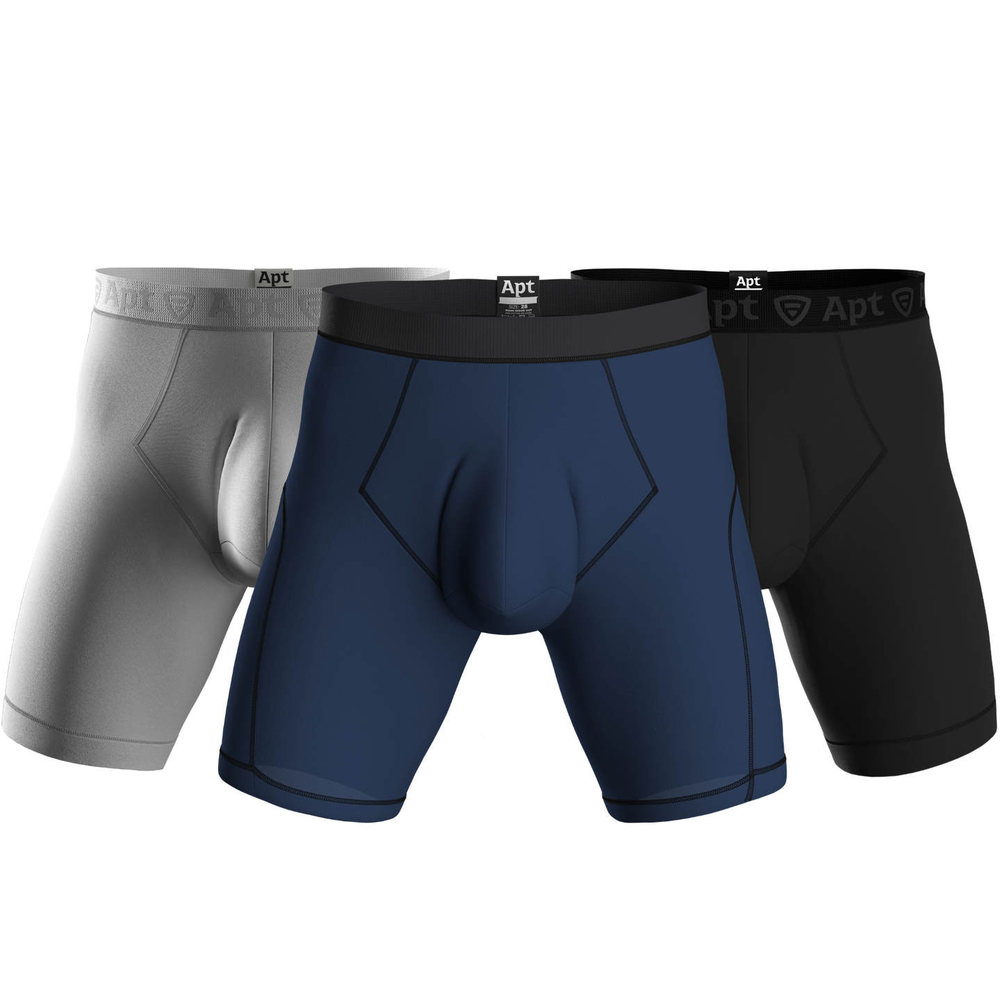 Apt Underwear Papa Original Pouch Men's Pouch Underwear Colour Trio Front View