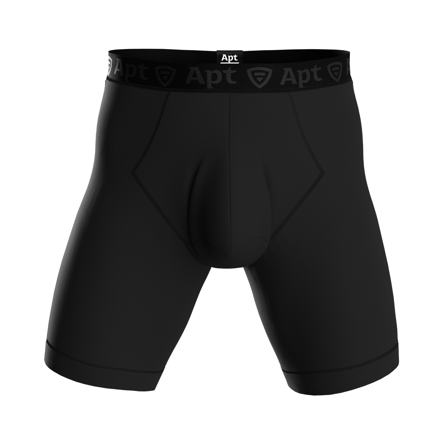 Apt Underwear Papa Original Pouch Underwear Black Front View