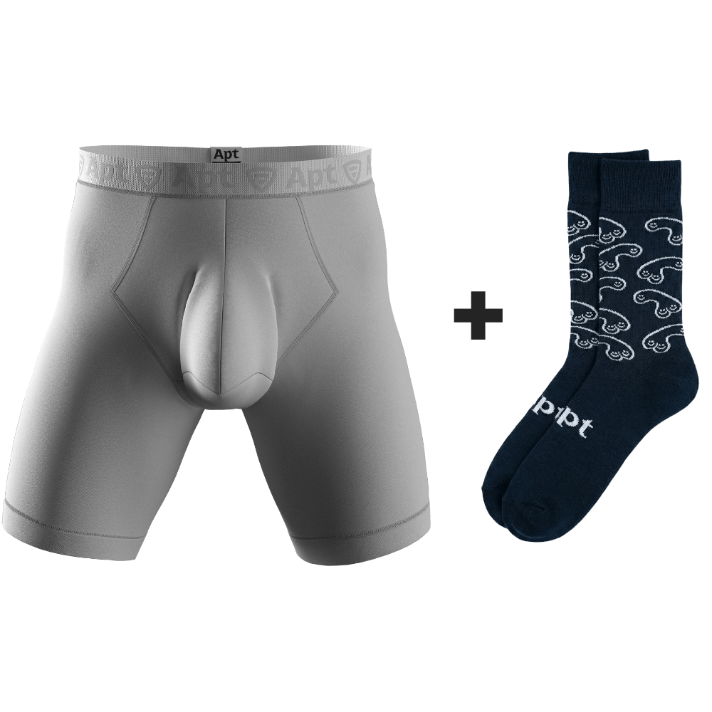 Jocks & Socks: Papa + Black Formal Socks