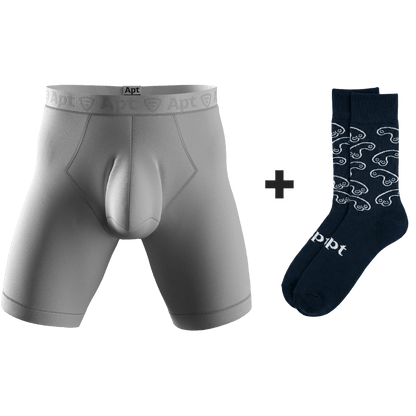 Jocks & Socks: Papa + Black Formal Socks