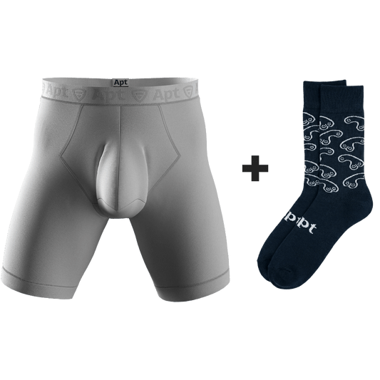 Jocks & Socks: Papa + Black Formal Socks