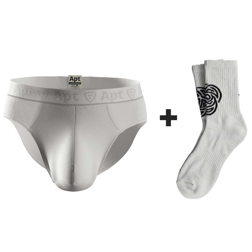 Jocks & Socks: Tango + White Athletic Socks