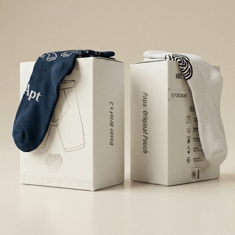 Jocks & Socks: Tango + White Athletic Socks