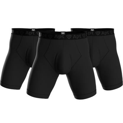 Apt Underwear Papa Original Men's Pouch Underwear Three Pack Black