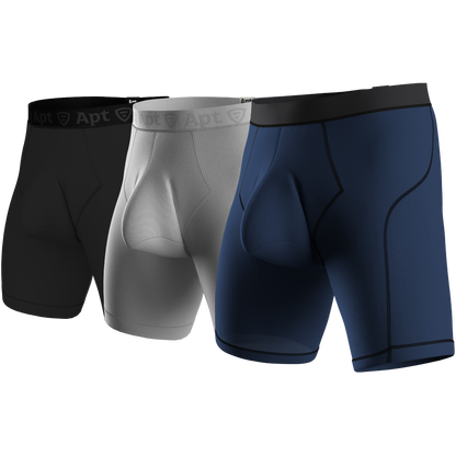 Apt Underwear Papa Original Pouch Men's Pouch Underwear Colour Trio Front Side View