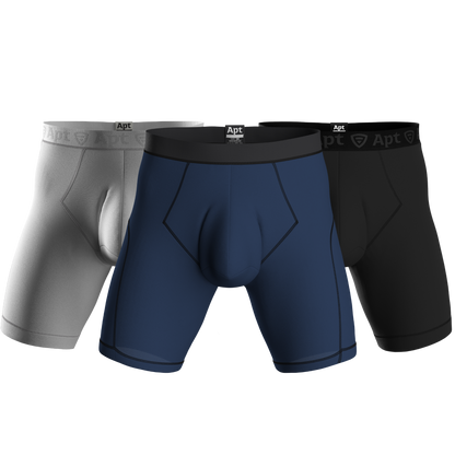 Apt Underwear Papa Original Pouch Men's Pouch Underwear Colour Trio Front View