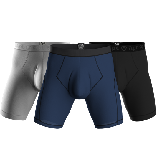 Apt Underwear Papa Original Pouch Men's Pouch Underwear Colour Trio Front View