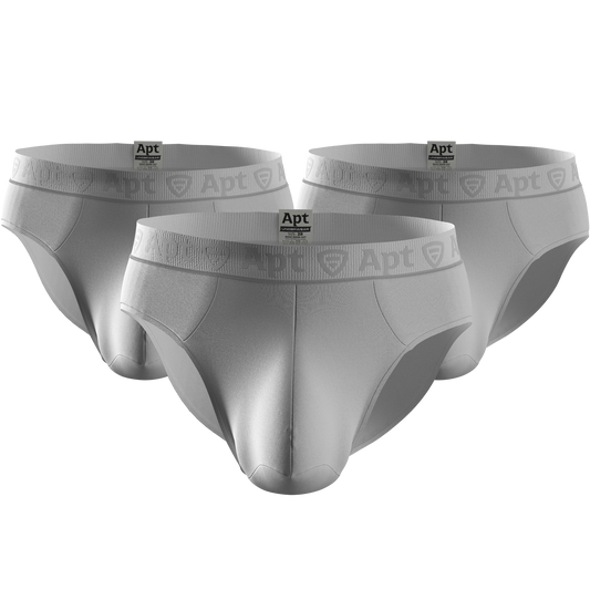 Apt Underwear Tango Original Men's Pouch Underwear Three Pack White