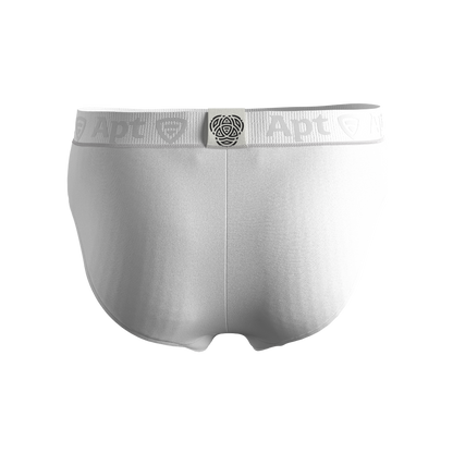 Apt Underwear Tango Original Pouch Men's Pouch Underwear White Rear View